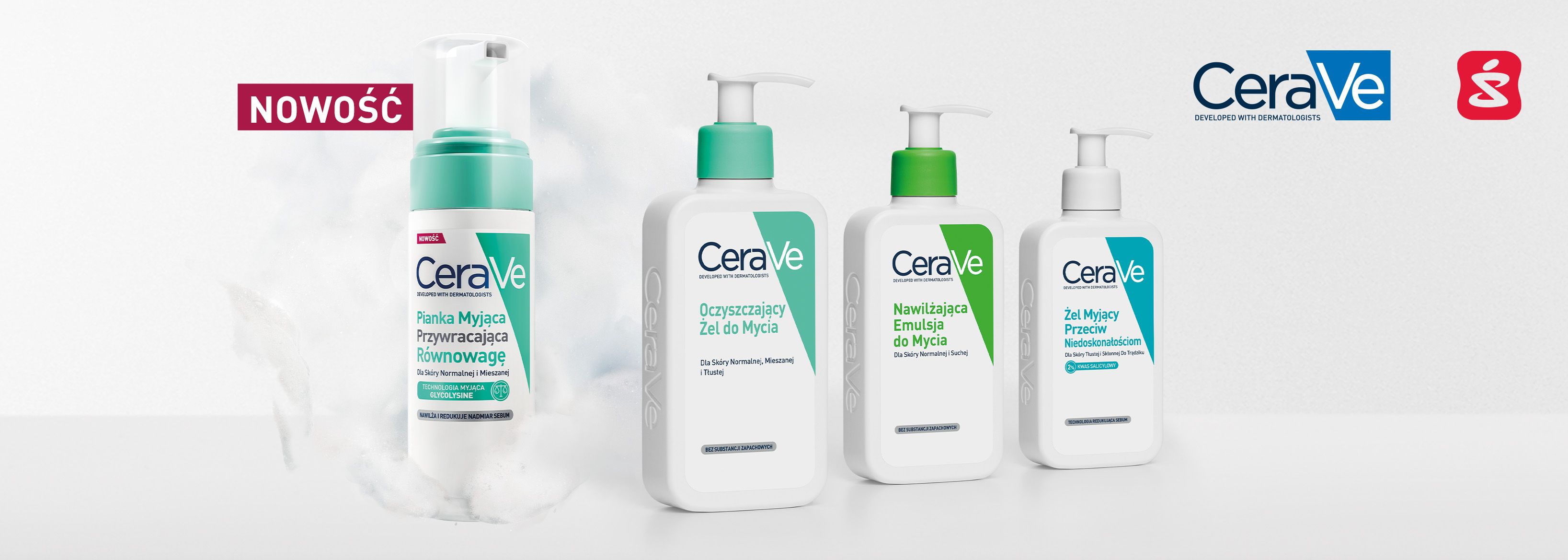 Produkty myjące do twarzy CeraVe