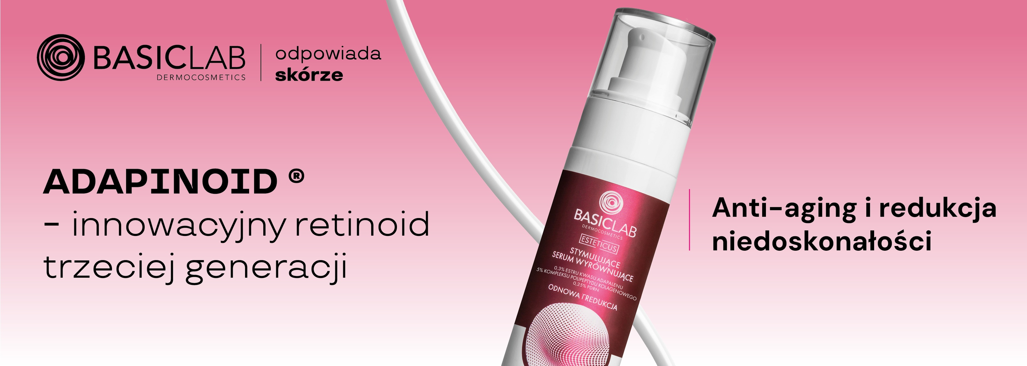 PDRN, peptydy kolagenowe, ester kwasu adapalenu i retinoidy – jak działają w serum anti-age?