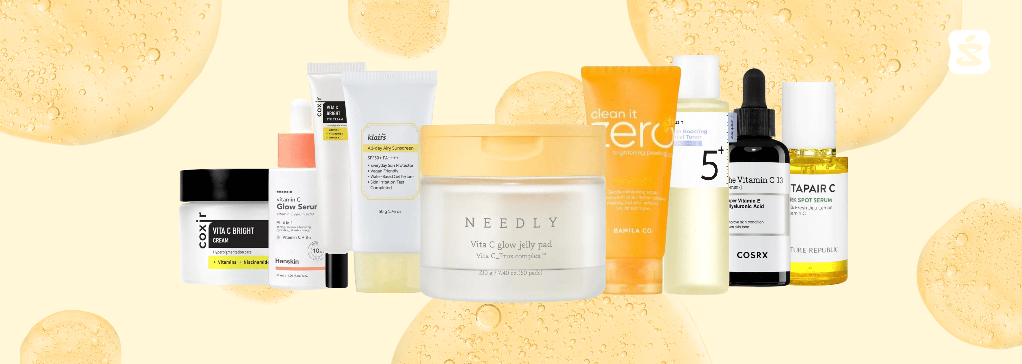 I migliori cosmetici coreani con vitamina C.