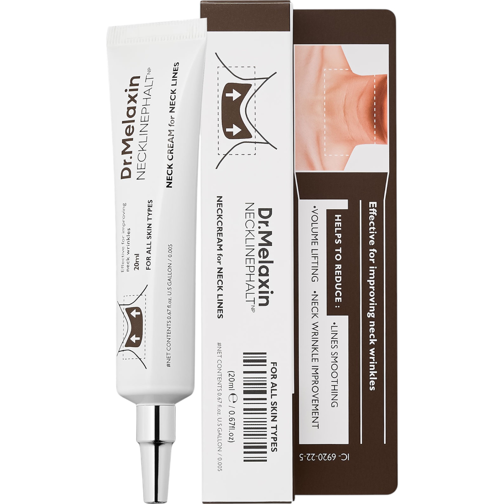 Dr.Melaxin Necklinephalt Tightening Cream, Ujędrniający krem na szyję