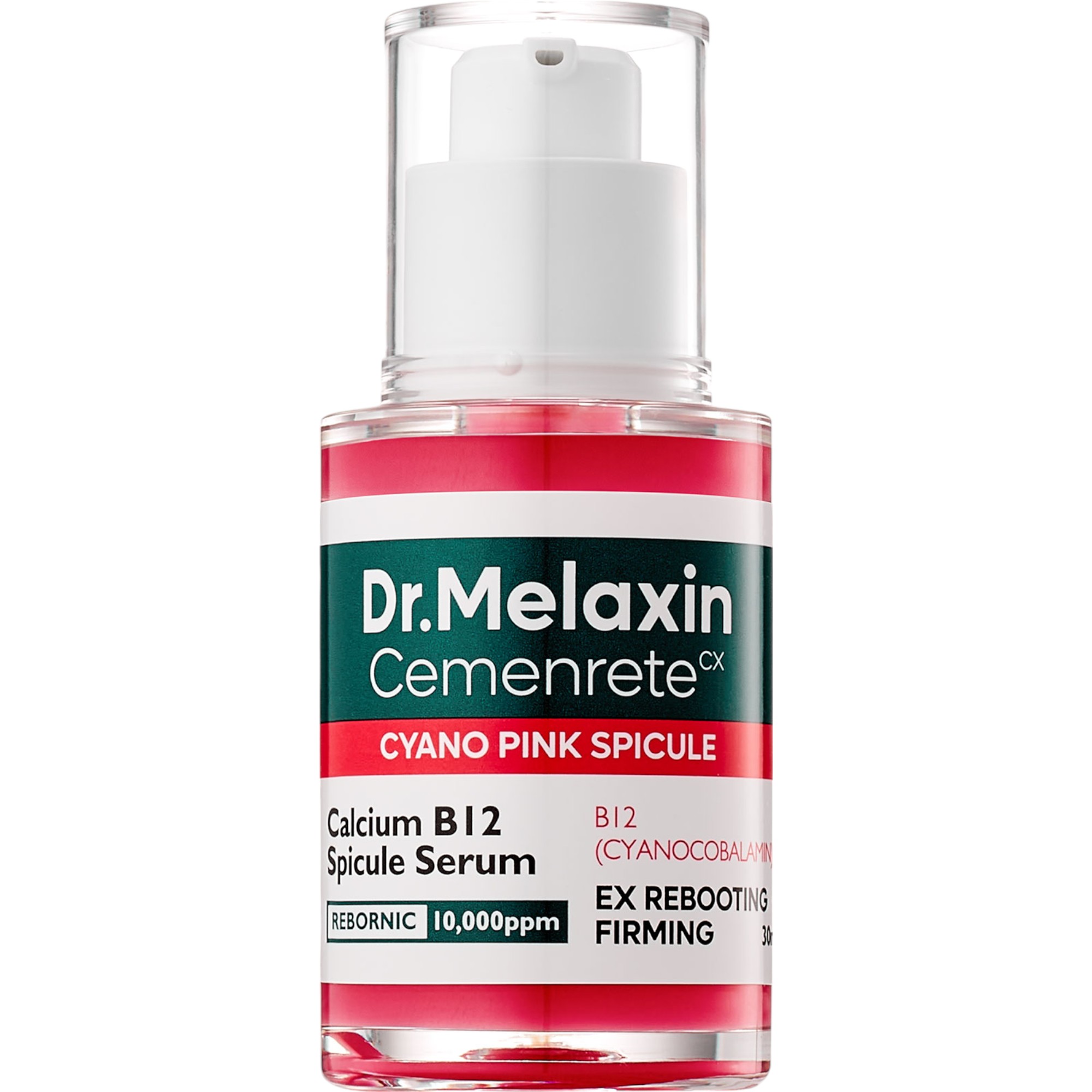 Dr.MelaxinCemenrete Cyano Pinkspicule, Regenerujące serum z mikroskopijnymi spikulami i witaminą B12