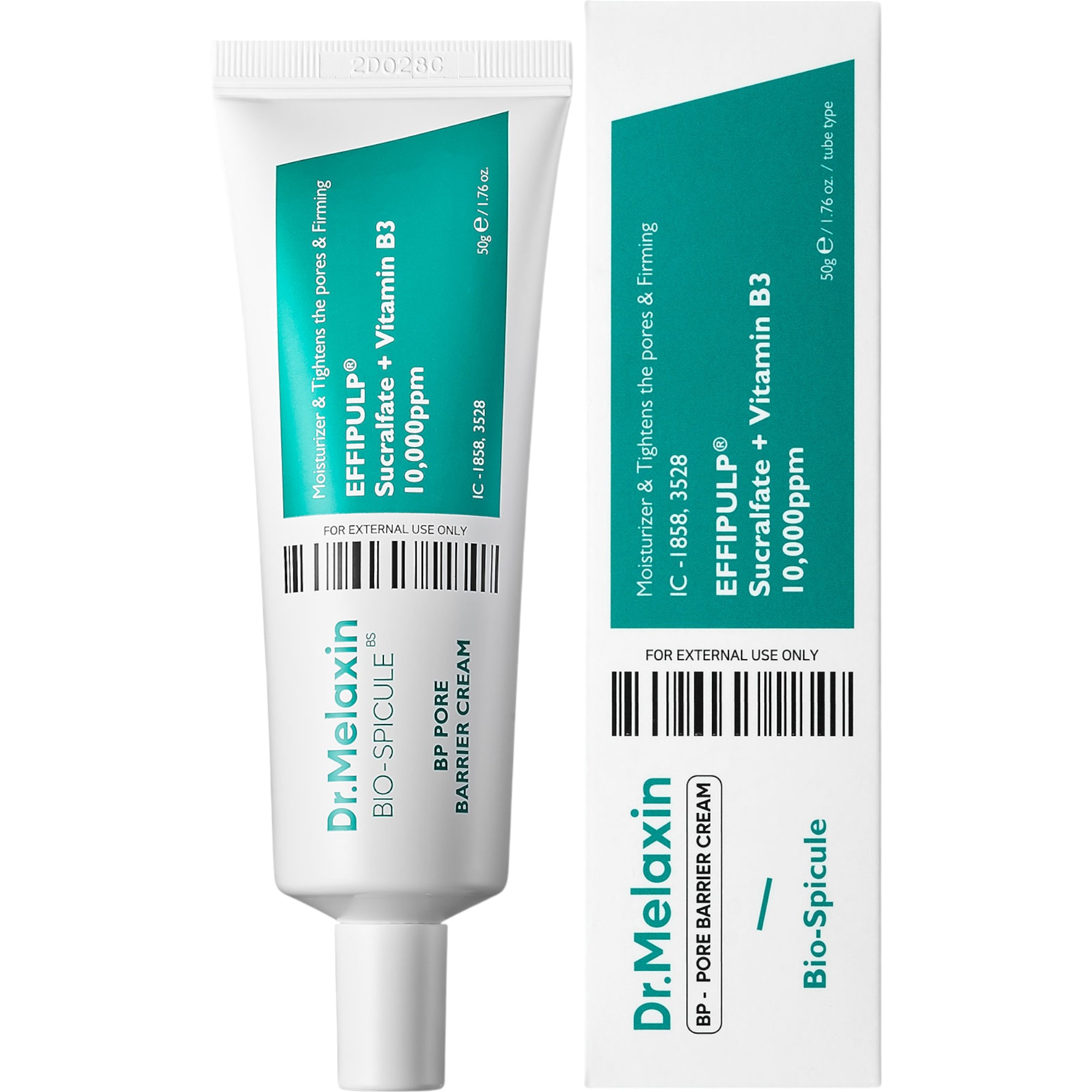 Dr.Melaxin BP Pore Barrier, Krem zwężający pory z bio-spikulami do twarzy