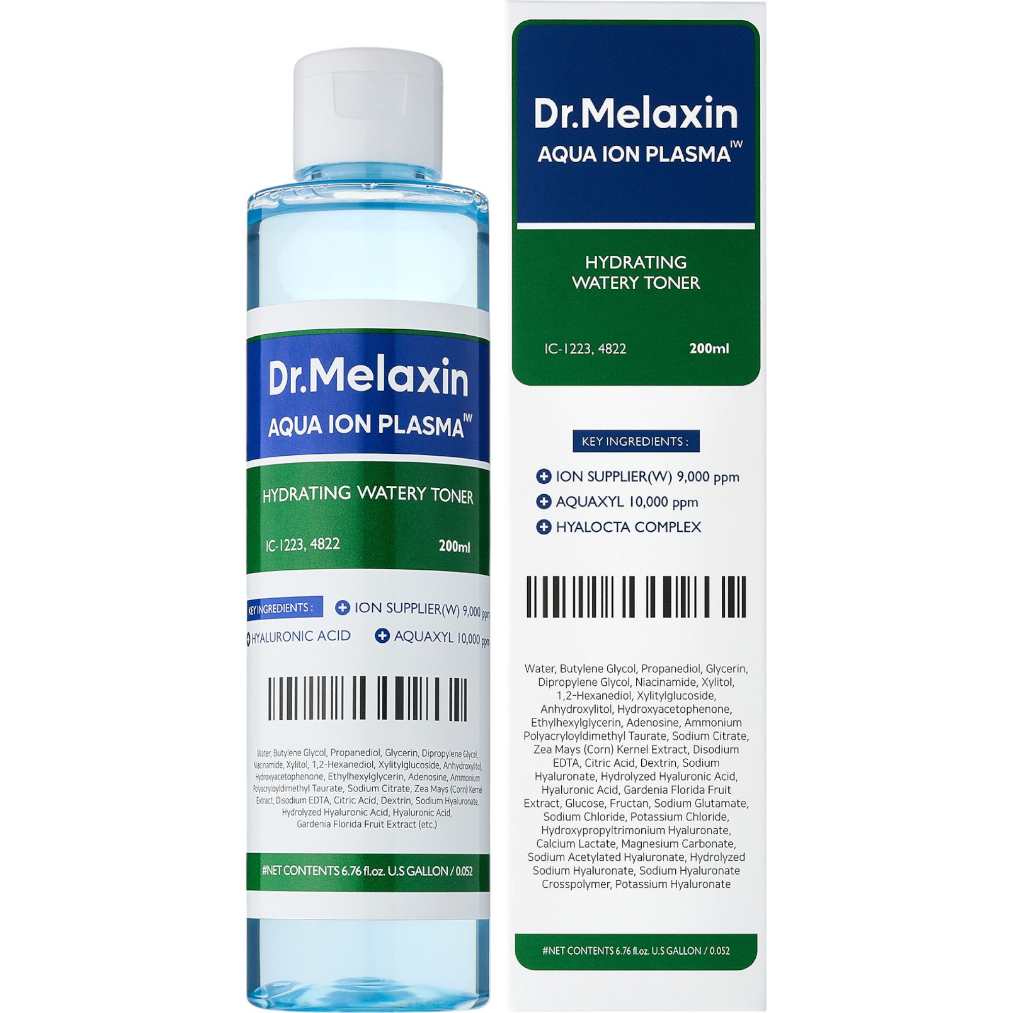 Dr.Melaxin Aqua Ion Plasma Hydrating Watery, Tonik nawilżający do twarzy