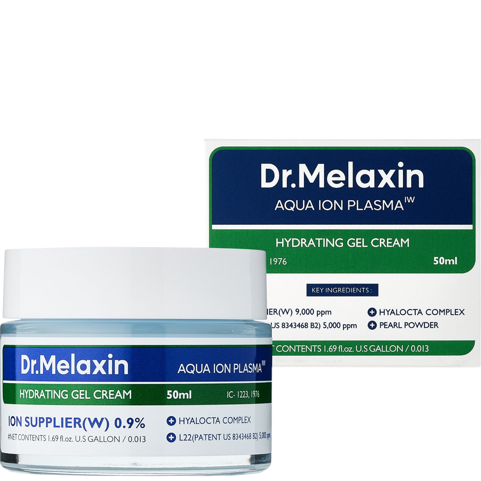 Dr.Melaxin Aqua Ion Plasma Hydrating Gel Cream, Krem-żel nawilżający do twarzy