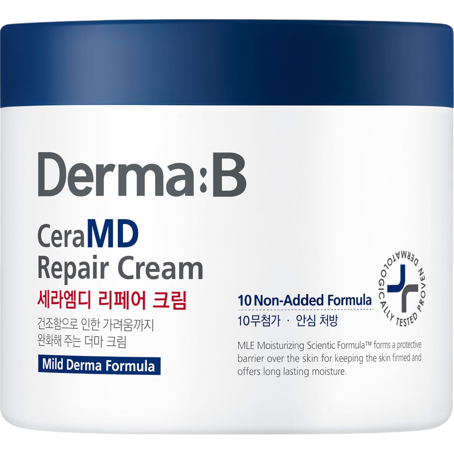 Derma:B CeraMD Repair Cream, Intensywnie regenerujący krem do skóry suchej i wrażliwej