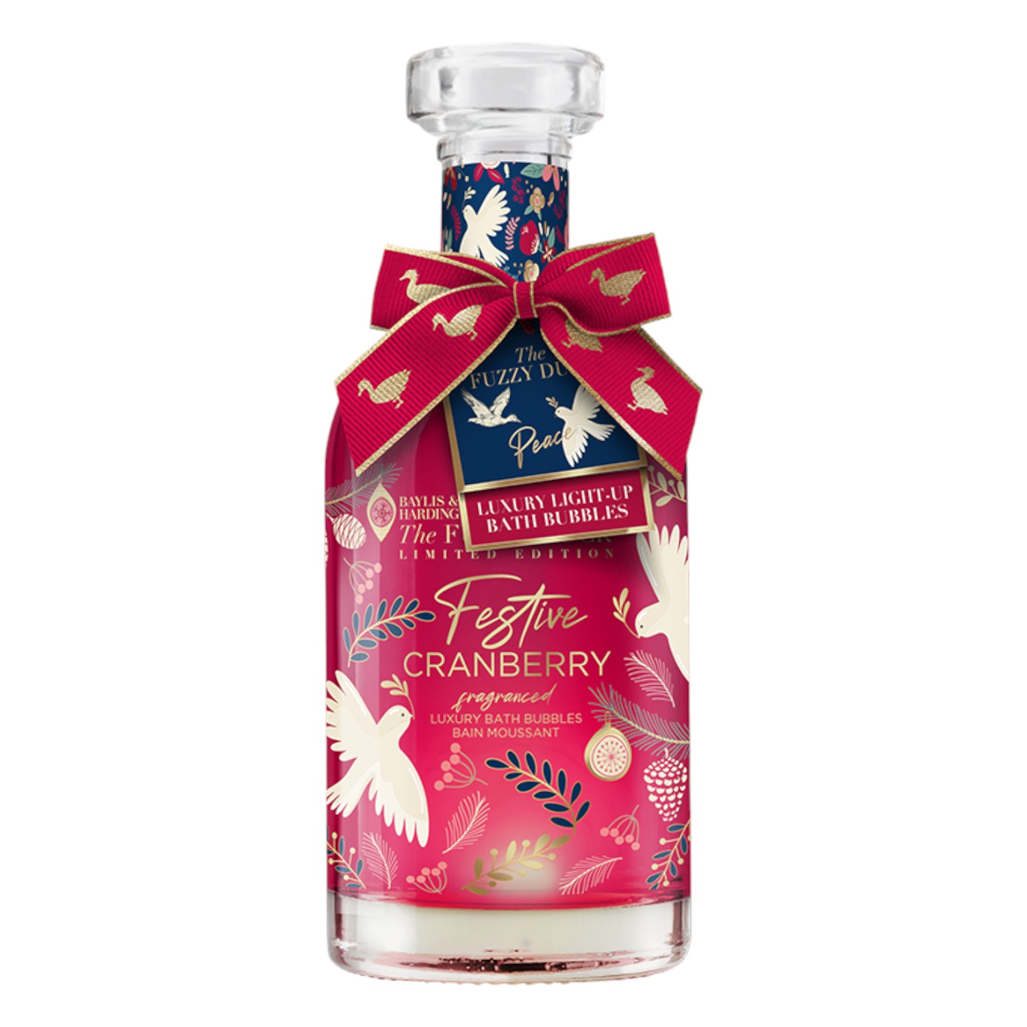 Baylis&Harding The Fuzzy Duck Winter Wonderland Light Up Bath Bubbles Decanter Gift