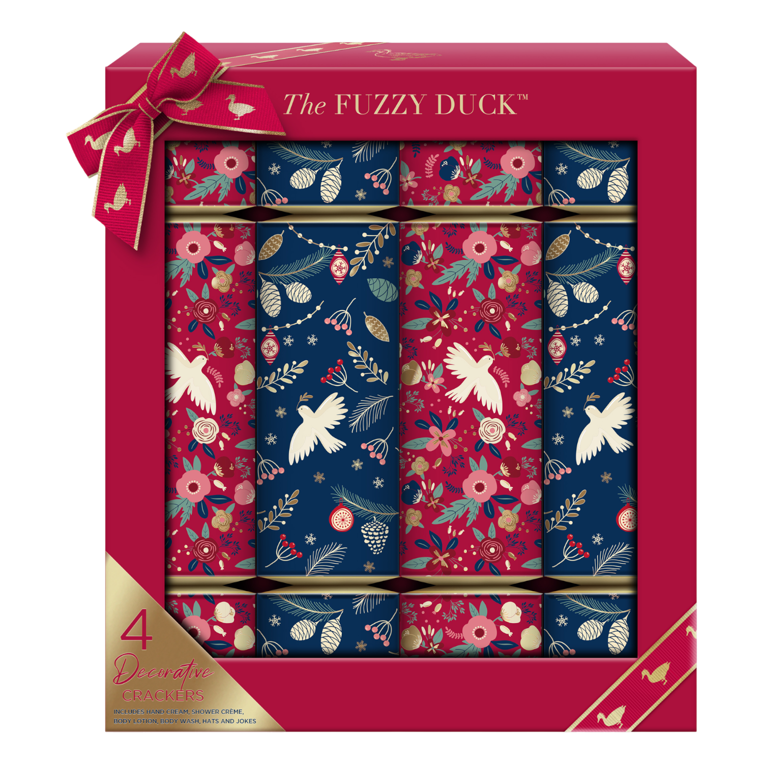 Baylis&Harding The Fuzzy Duck Winter Wonderland Decorative Crackers Gift Set