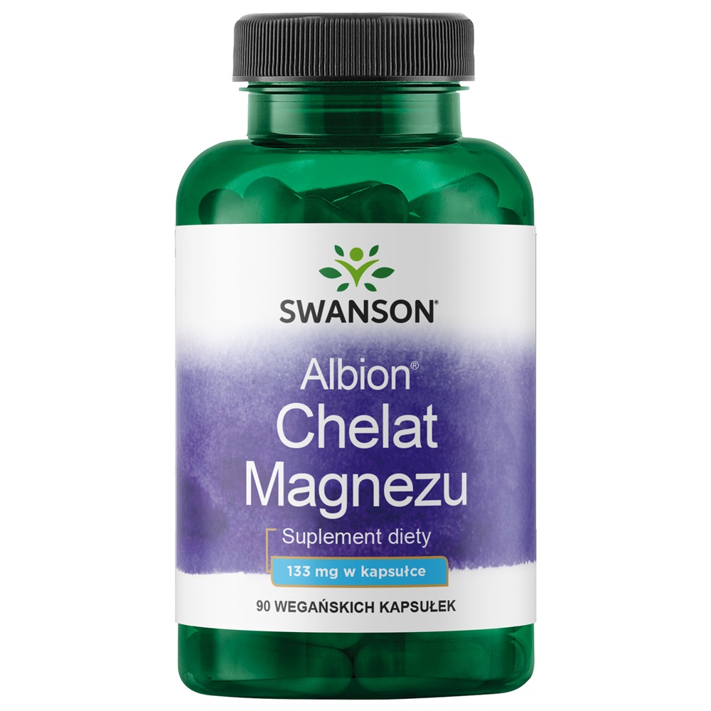 Swanson Albion Chelat Magnezu 133 mg Kapsułki