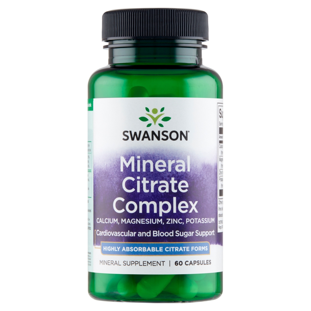 Swanson Multi Mineral Citrate Complex Zestaw minerałów Kapsułki