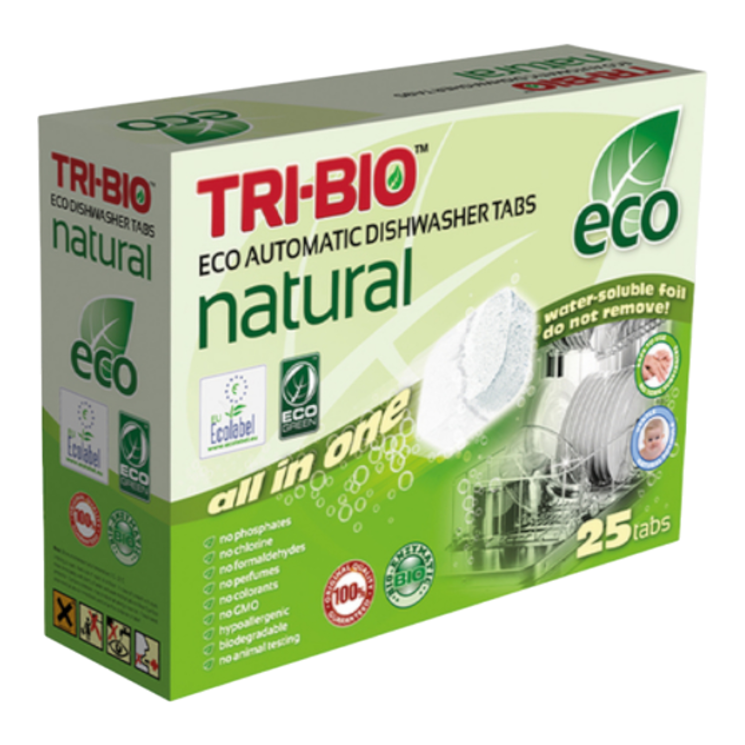 Tri bio Tabletki do zmywarki All-in-one 25 tabl.