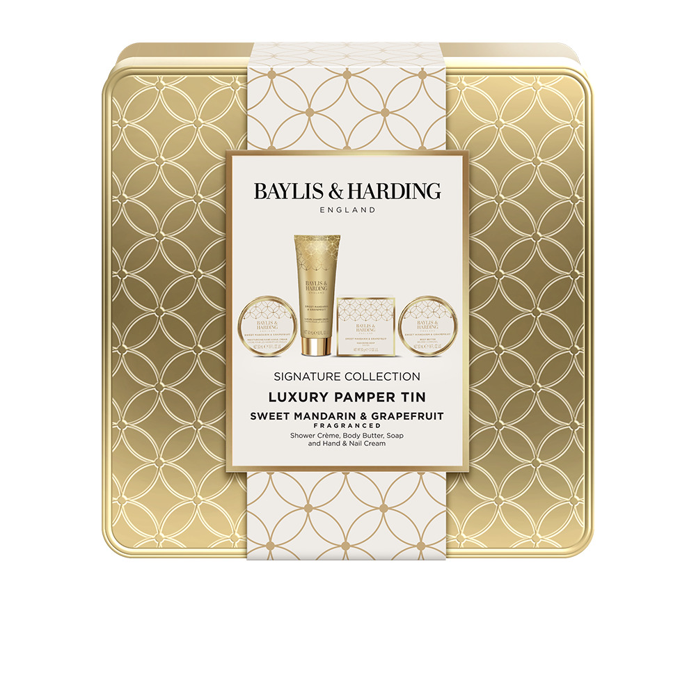 Baylis&Harding Sweet Mandarin&Grapefruit Luxury Pamper Tin Gift Set Zestaw prezentowy