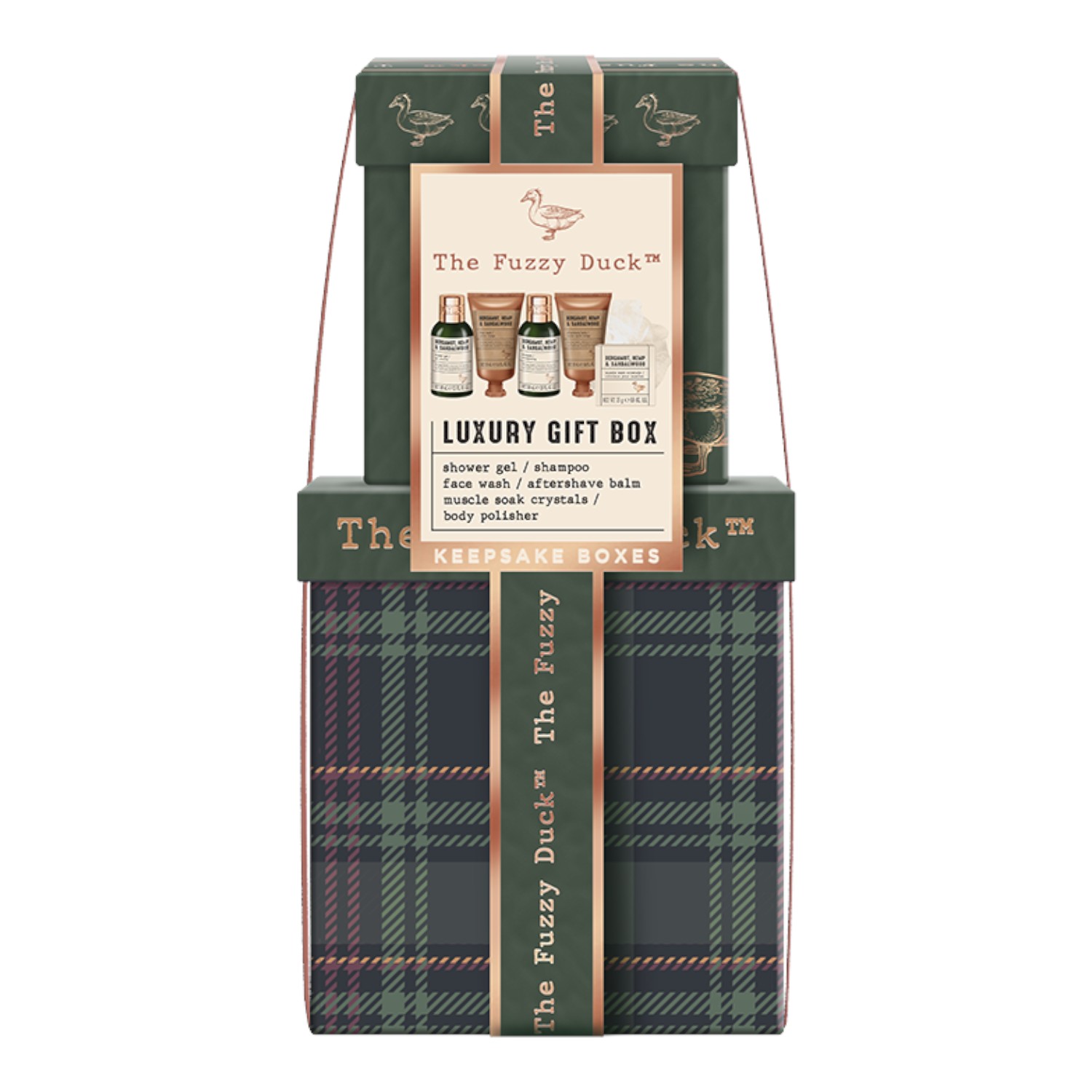 Baylis&Harding The Fuzzy Duck Bergamot, Hemp&Sandalwood Men s Luxury Gift Box Gift Set Zestaw prezentowy dla mężczyzny