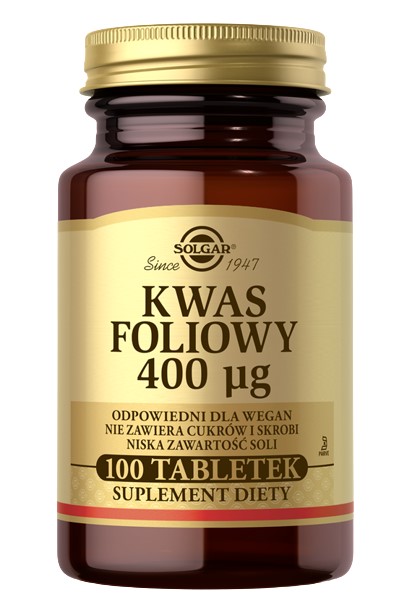 Solgar Kwas Foliowy 400 µg