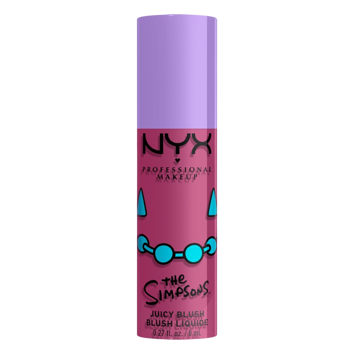 Nyx The Simpsons Saucy Sisters Fat Cheeks Blush Róż do policzków w płynie, Lavendar Sass