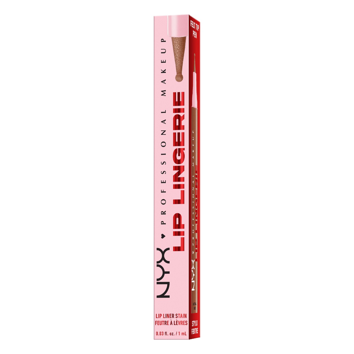 NYX Lip Lingerie Konturówka do ust z tintem, Barely There