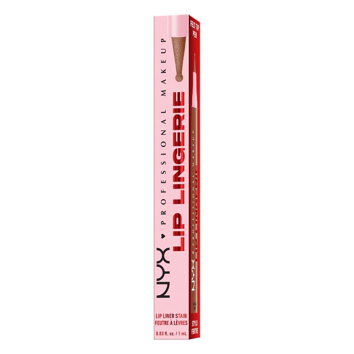 NYX Lip Lingerie Konturówka do ust z tintem, Barely There