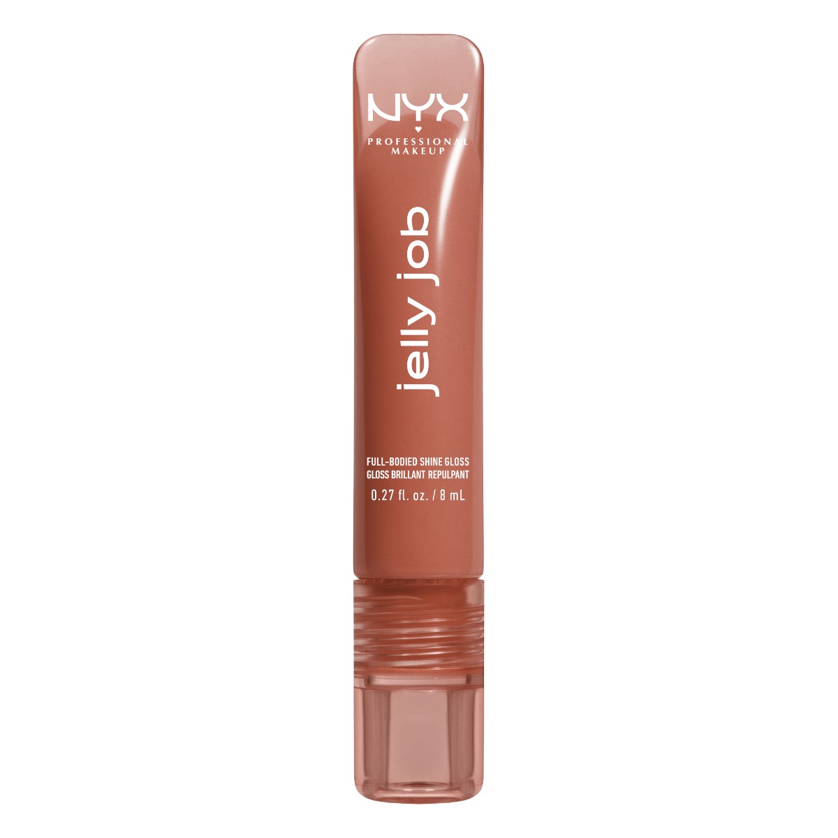 NYX Jelly Job Błyszczyk do ust z wysokim połyskiem, Toast N' Jelly