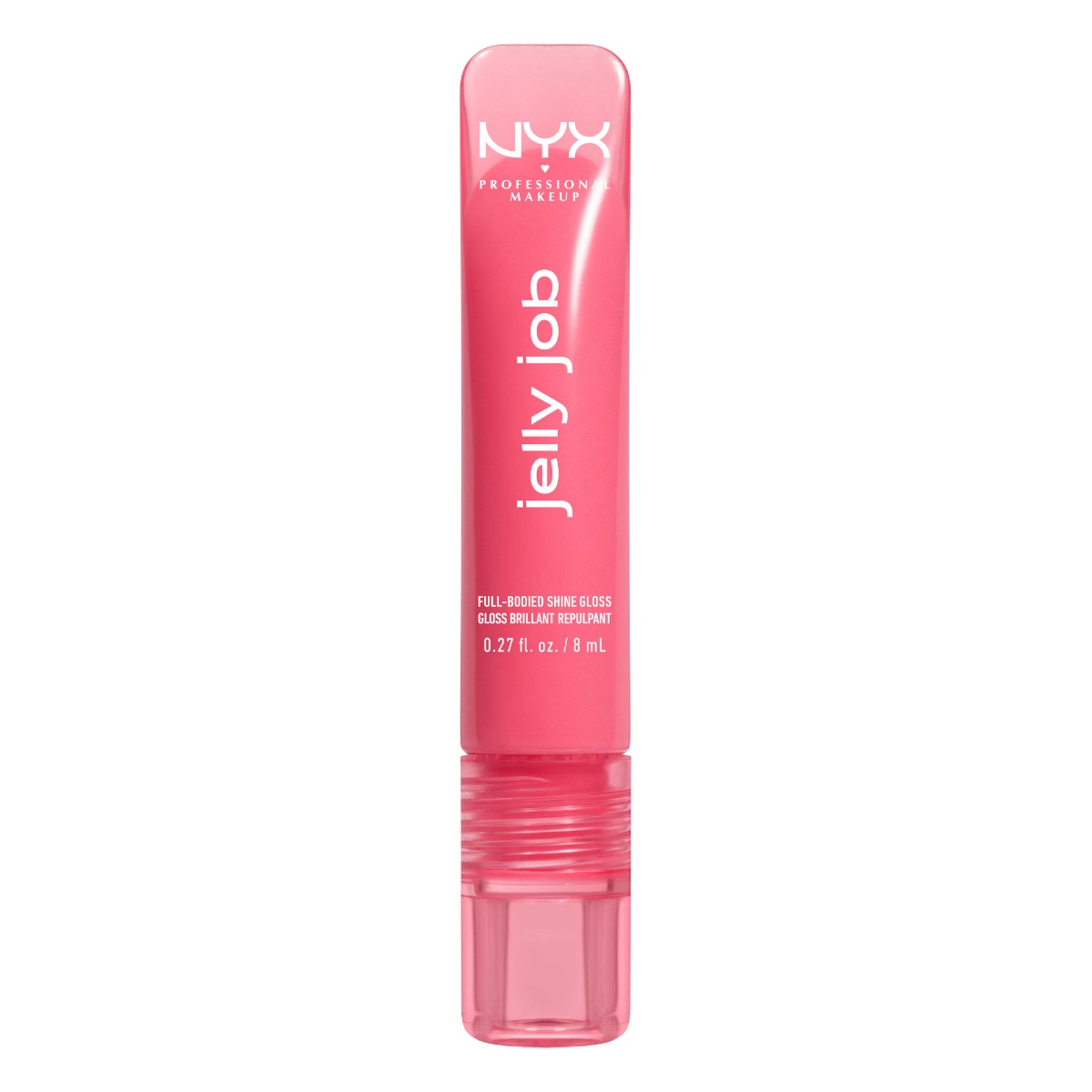 NYX Jelly Job Błyszczyk do ust z wysokim połyskiem, Jelly Blushin'