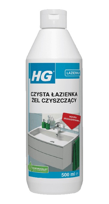 HG Czysta łazienka - żel czyszczący 500 ml 500 ml