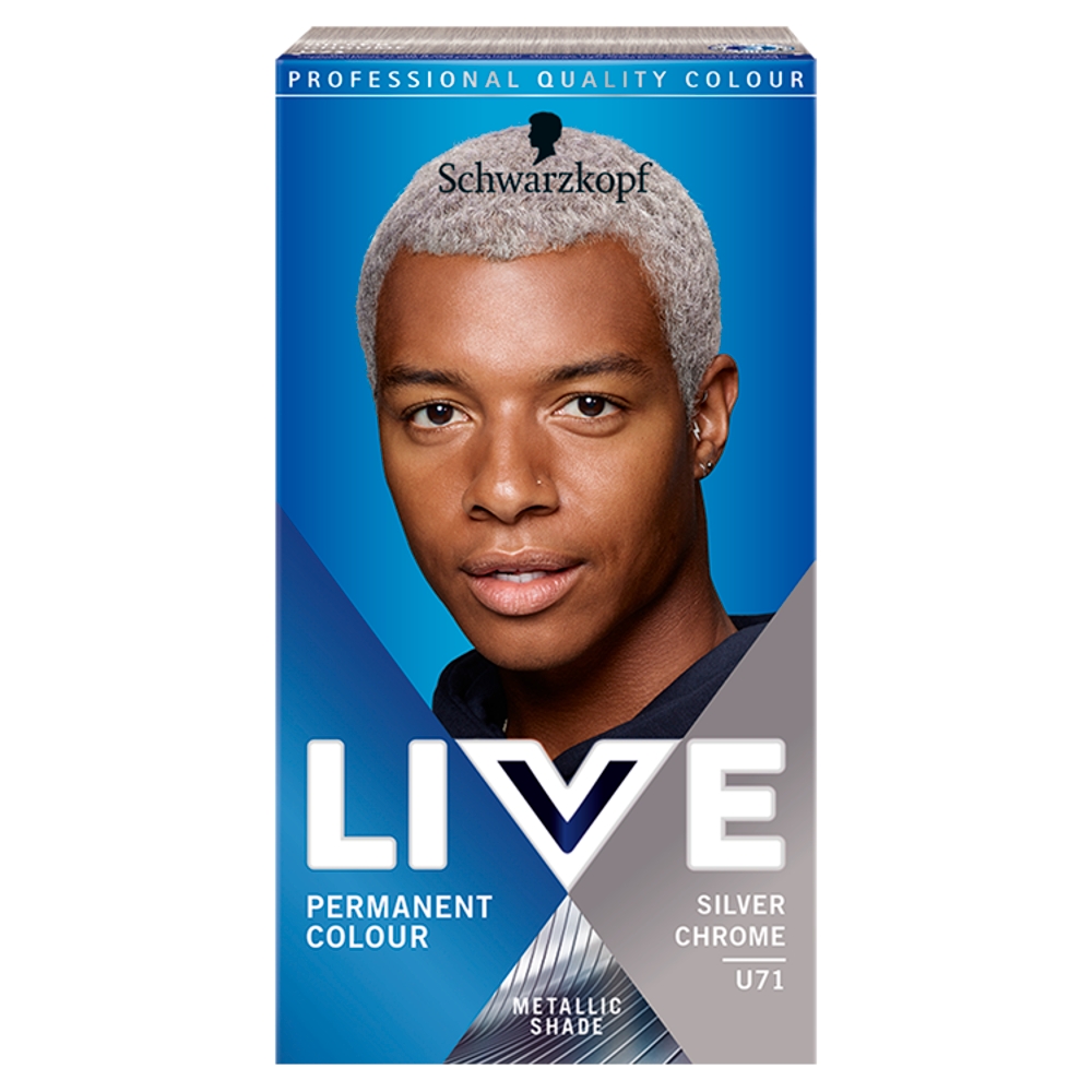 Schwarzkopf Live Men Farba do włosów U71 Silver Chrome