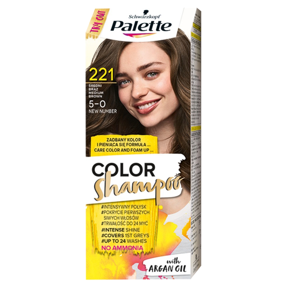Palette Szampon Koloryzujący 221 Brąz