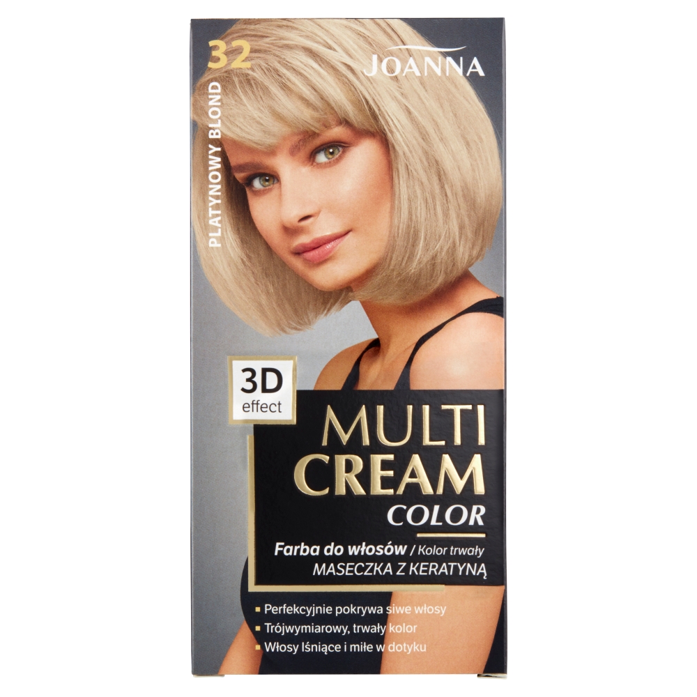 Joanna Multi Cream Color Farba do włosów, 32 Platynowy Blond
