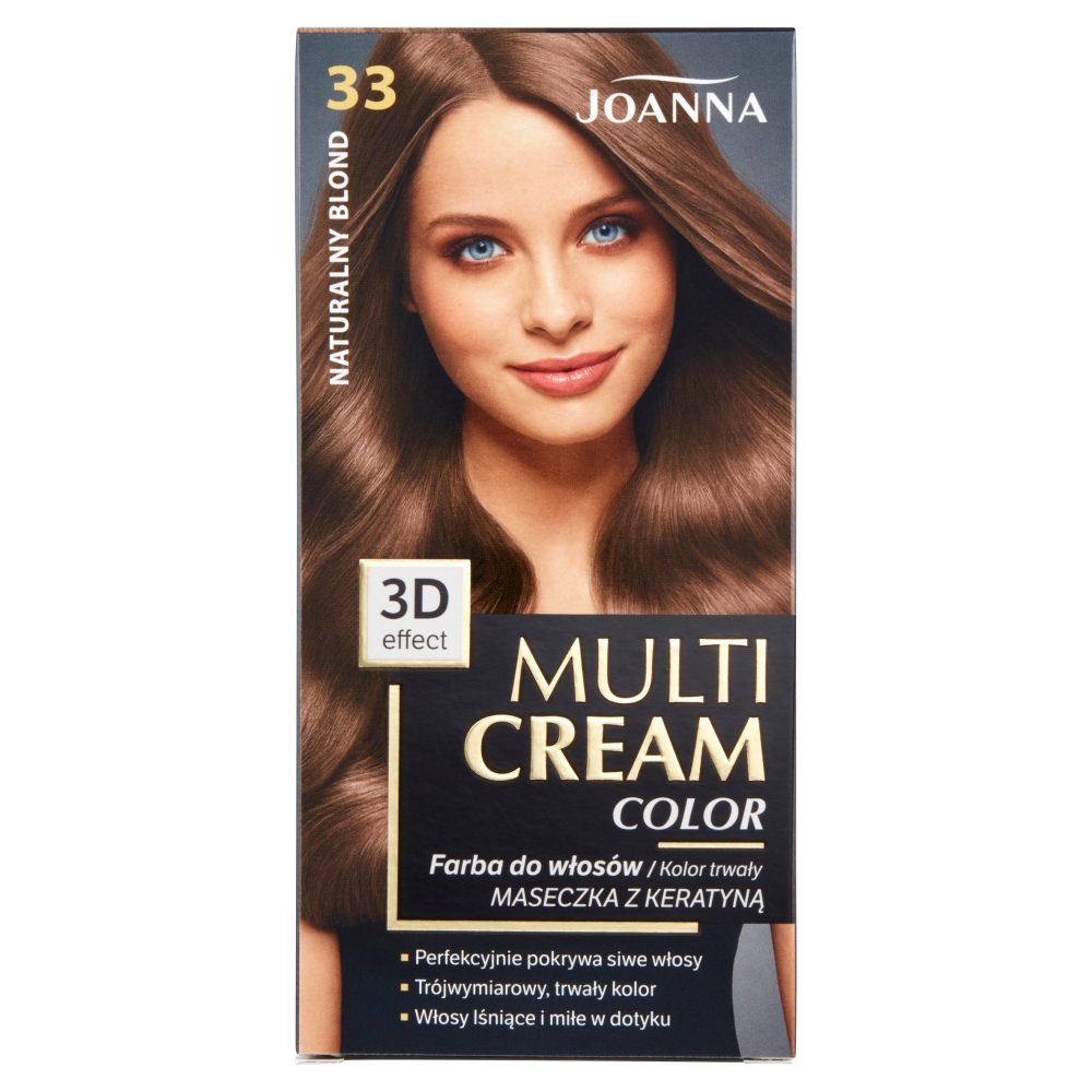Joanna Multi Cream Color Farba do włosów, 33 Naturalny Blond