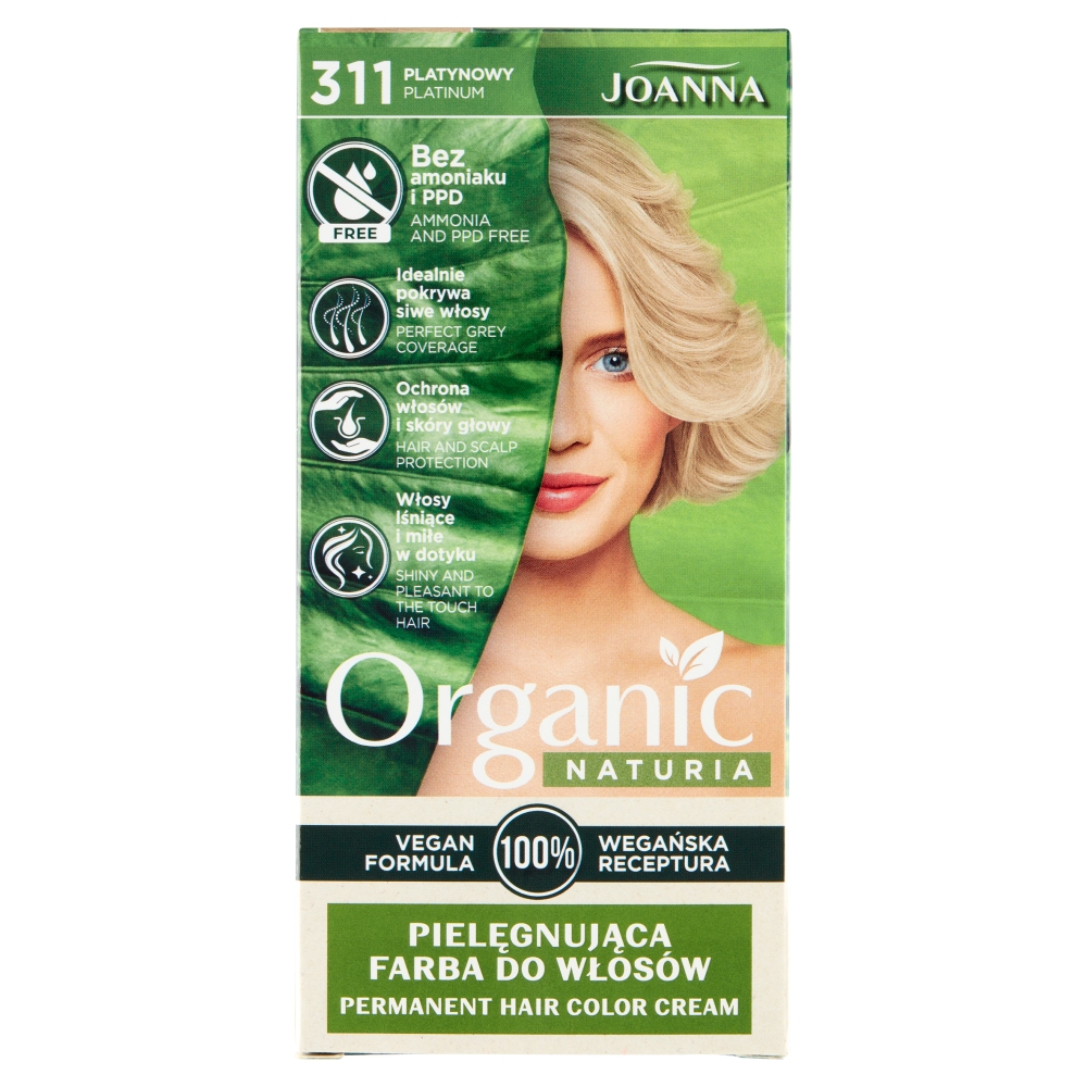 Joanna Naturia Organic Vegan Tinta Per Capelli Platino 311