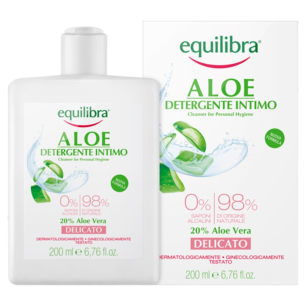 Equilibra Aloesowy Delikatny Żel do Higieny Intymnej 200 ml