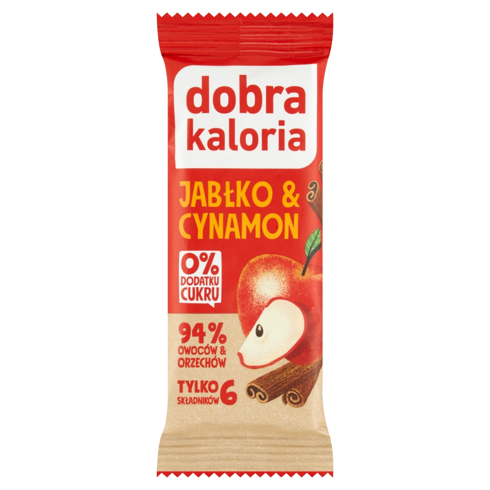 Dobra Kaloria Baton Owocowy Jabłko & Cynamon