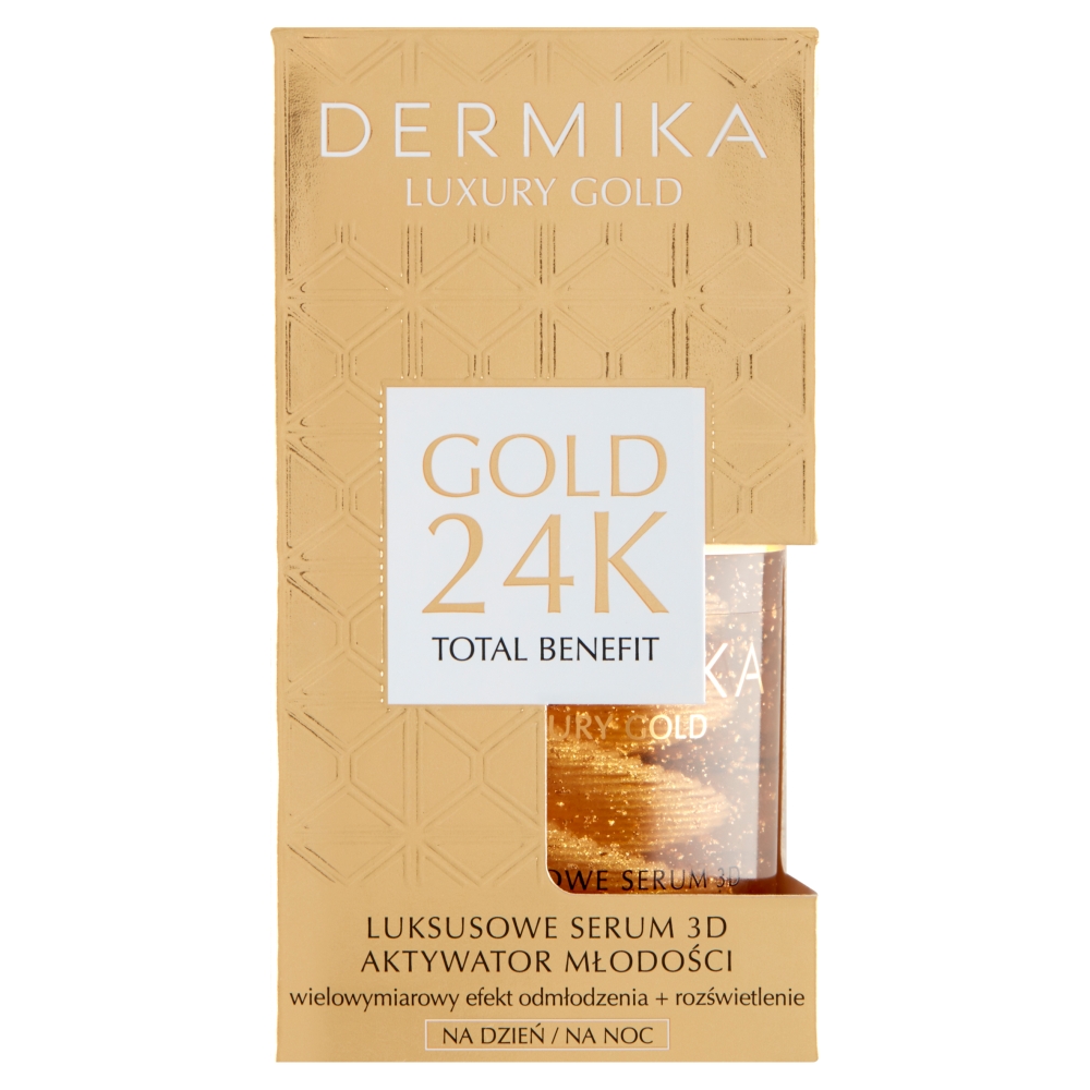 Dermika Luxury Gold 24K Serum 3D na dzień i na noc