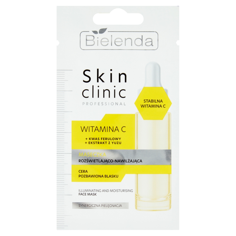 Bielenda Skin Clinic Professional Witamina C Maseczka rozświetlająco-nawilżająca