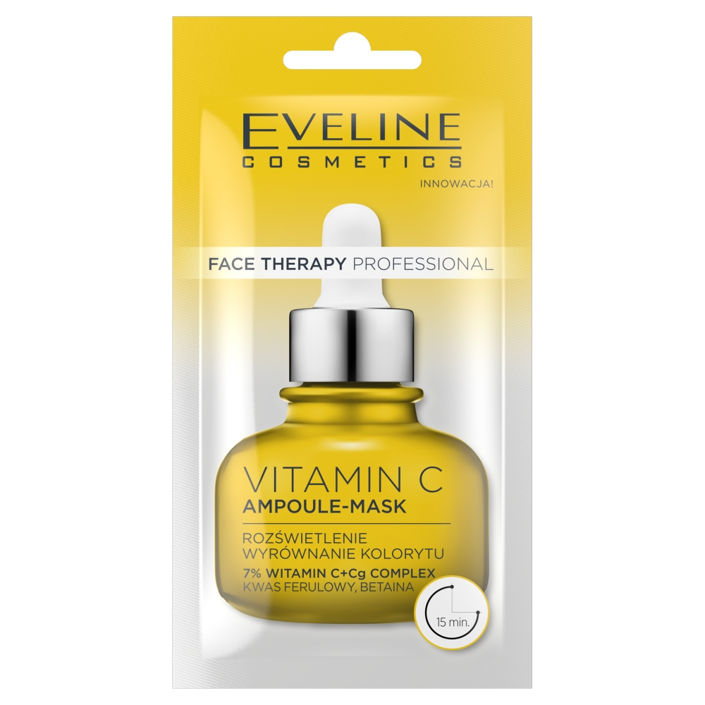 Eveline Face Therapy Professional Vit C Ampułka-maska do twarzy