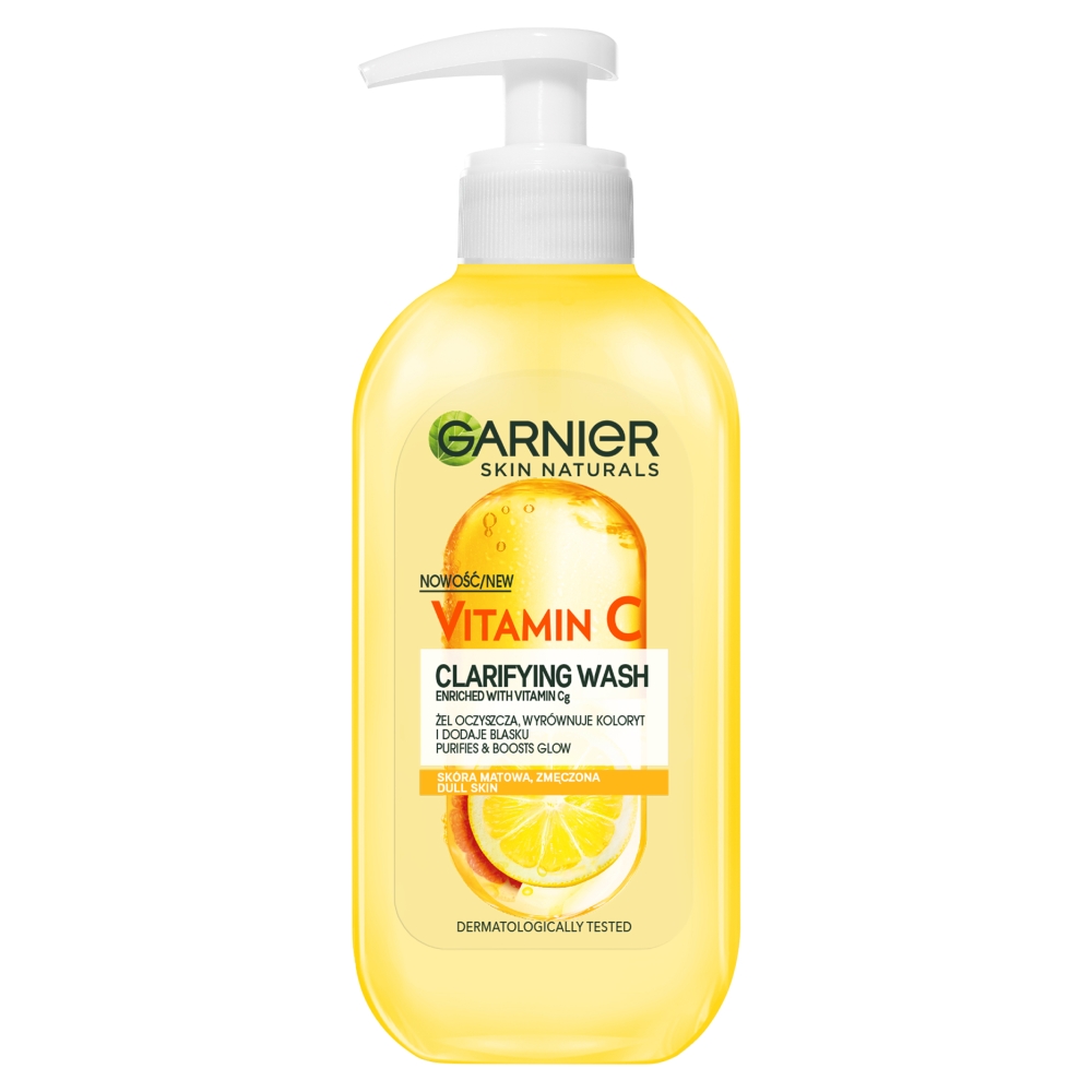 Garnier Skin Naturals Witamina C Żel Oczyszczający z Witaminą Cg