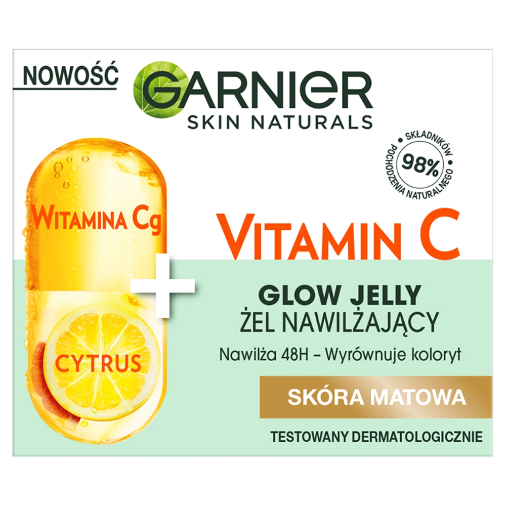 Garnier Witamina C Żel nawilżający przywracający blask