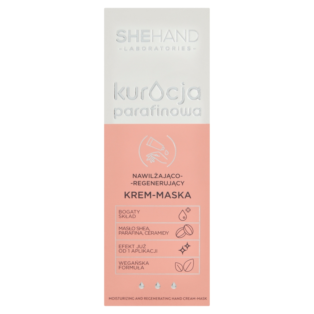 Shehand Kuracja Parafinowa Krem-Maska do Dłoni Nawilż.-Regener.