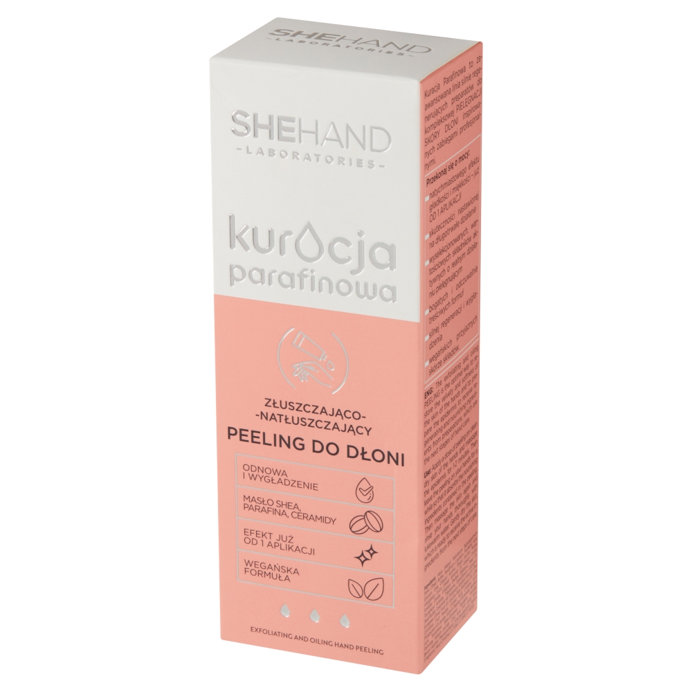Shehand Trattamento alla Parafina Peeling Esfoliante e Nutriente per le Mani 75 ml