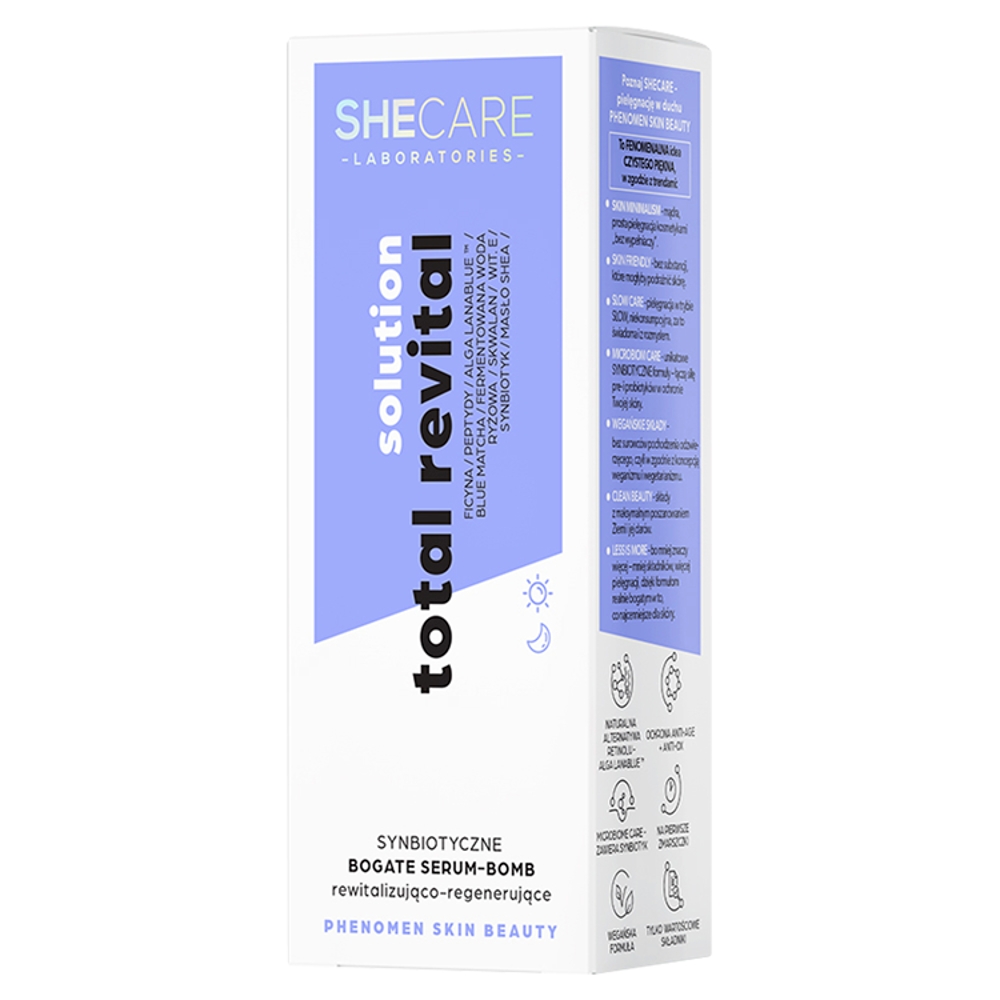 Shecare Total Revital Solution - Siero-bomba ricco sinbiotico 30ml 30 ml