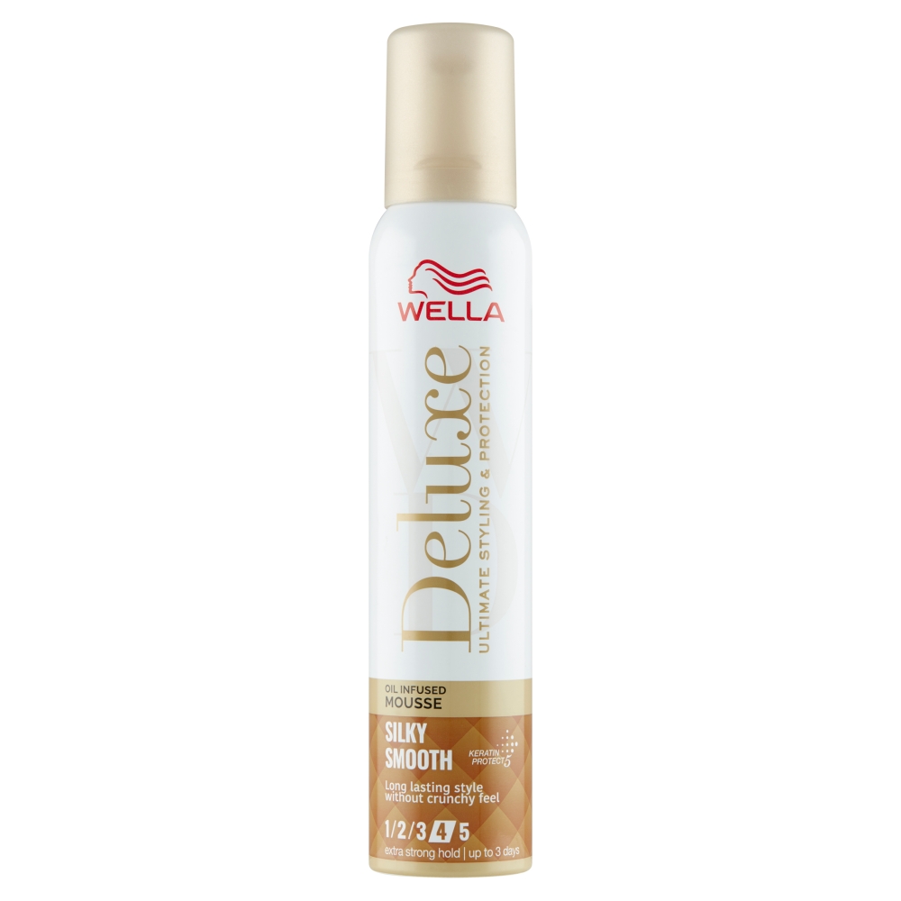 Wella Deluxe Pianka do włosów Oil Silky Smooth 200 ml
