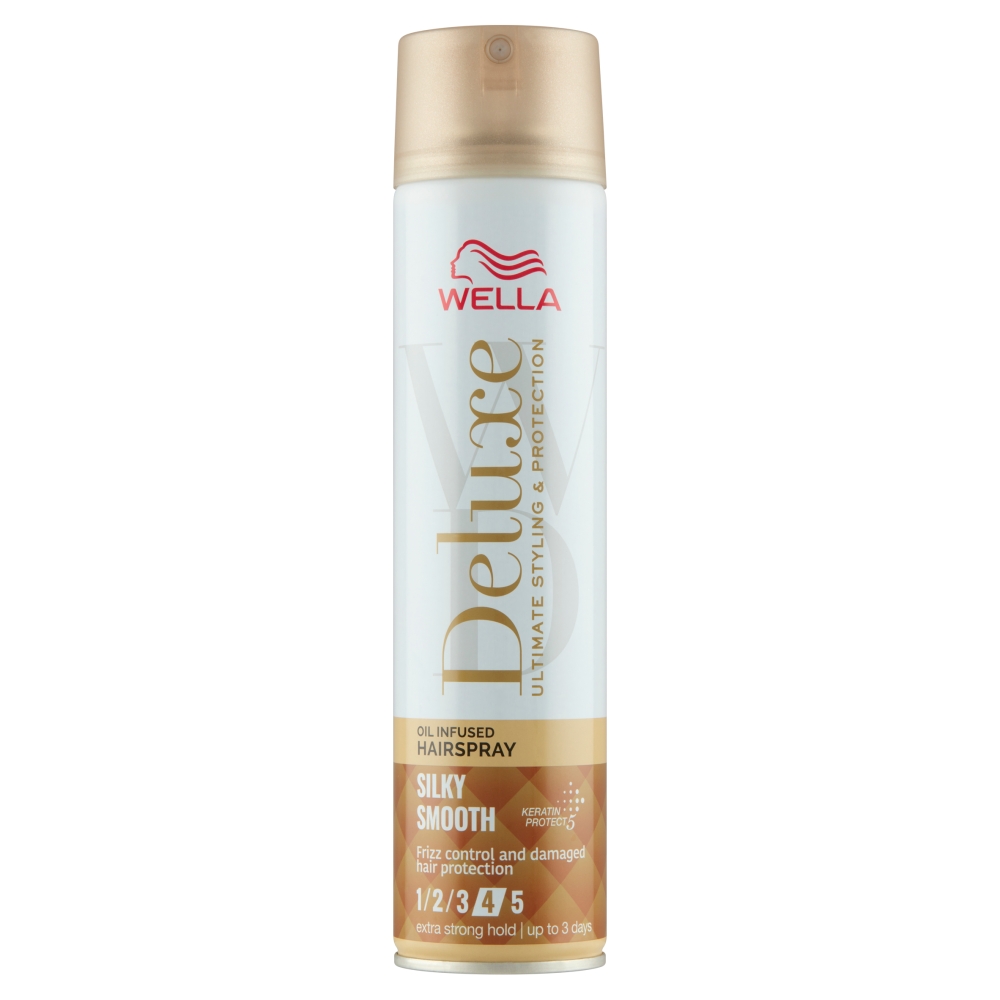 Wella Deluxe Lakier do włosów Oil Silky Smooth 250 ml
