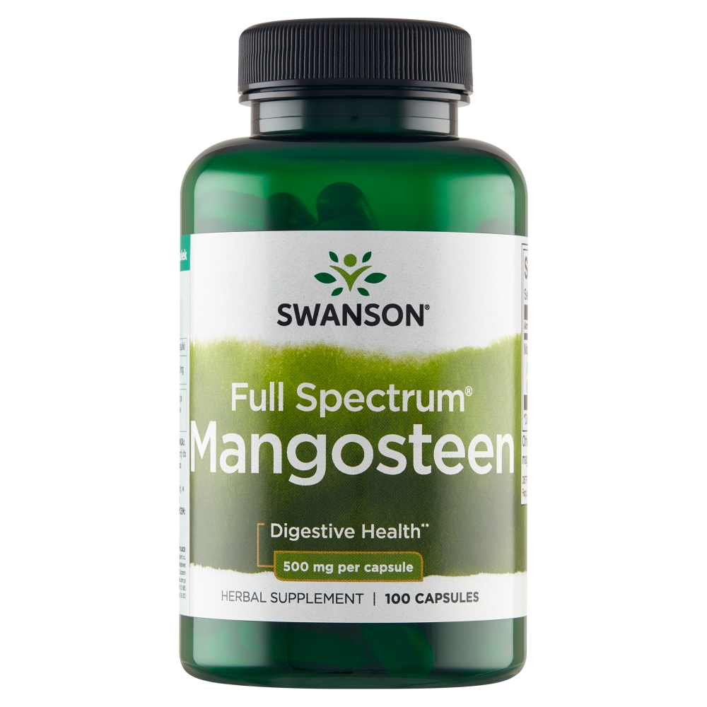 Swanson Mangostan 500 mg Kapsułki, 100 szt.