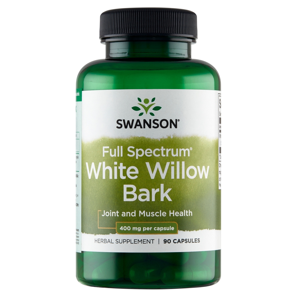Swanson White Willow Bark 400 mg , kapsułki 90 szt.