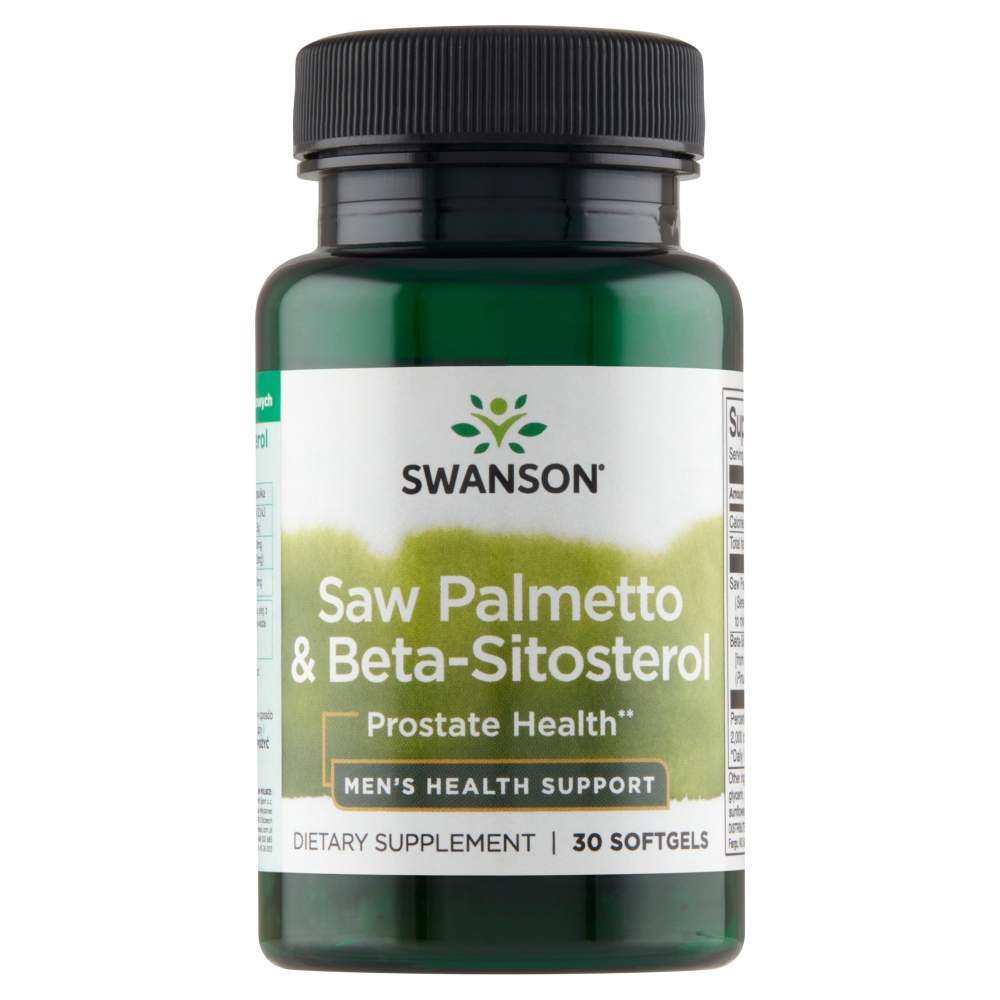 Swanson Saw Palmetto + Beta-Sitosterol, kapsułki 30 szt.