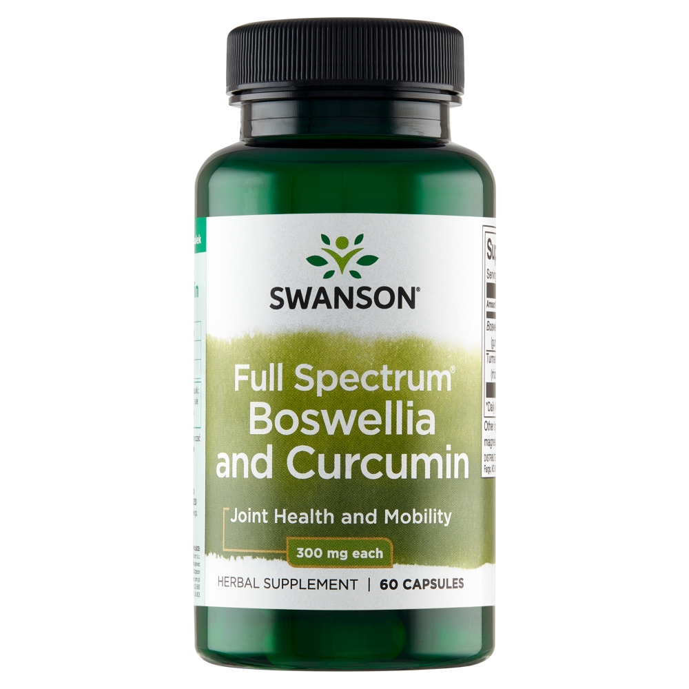 Swanson Full Spectrum Boswellia & Curcumin 500 mg Kapsułki
