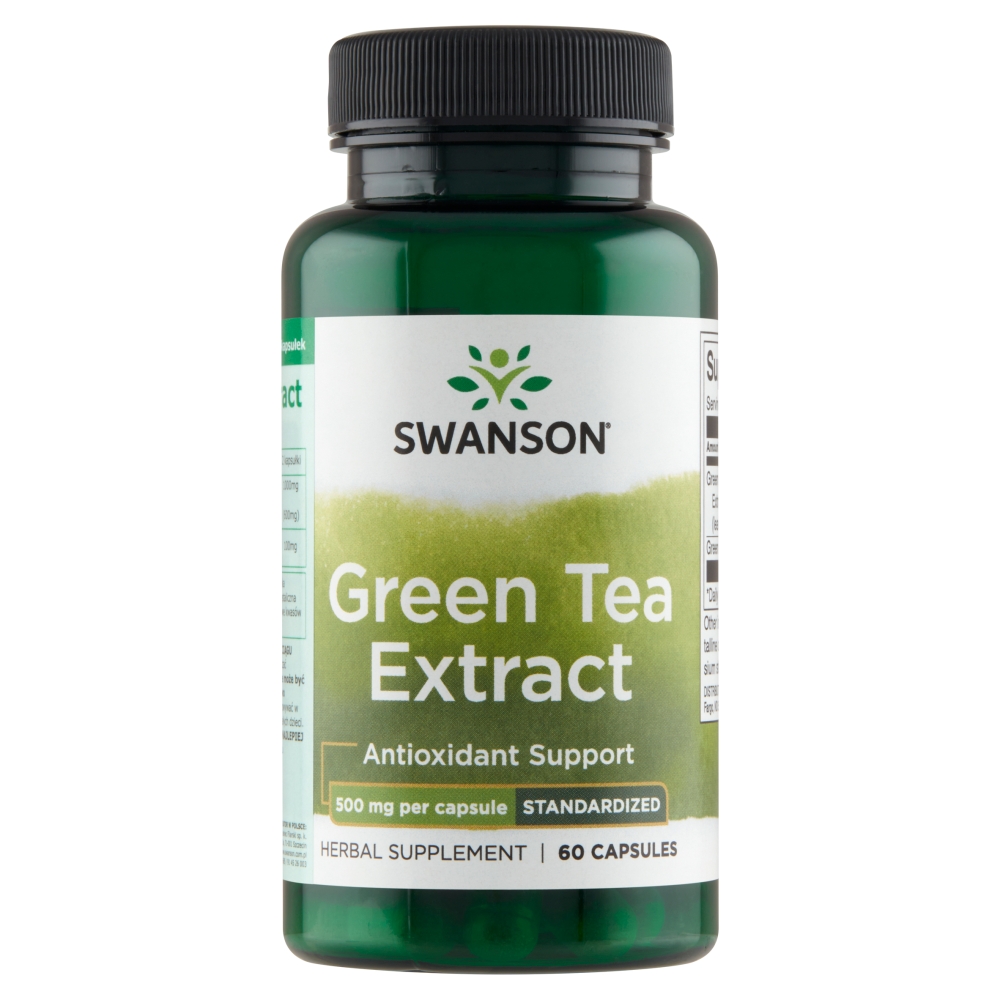 Swanson Green Tea Extract 550 Mg Kapsułki
