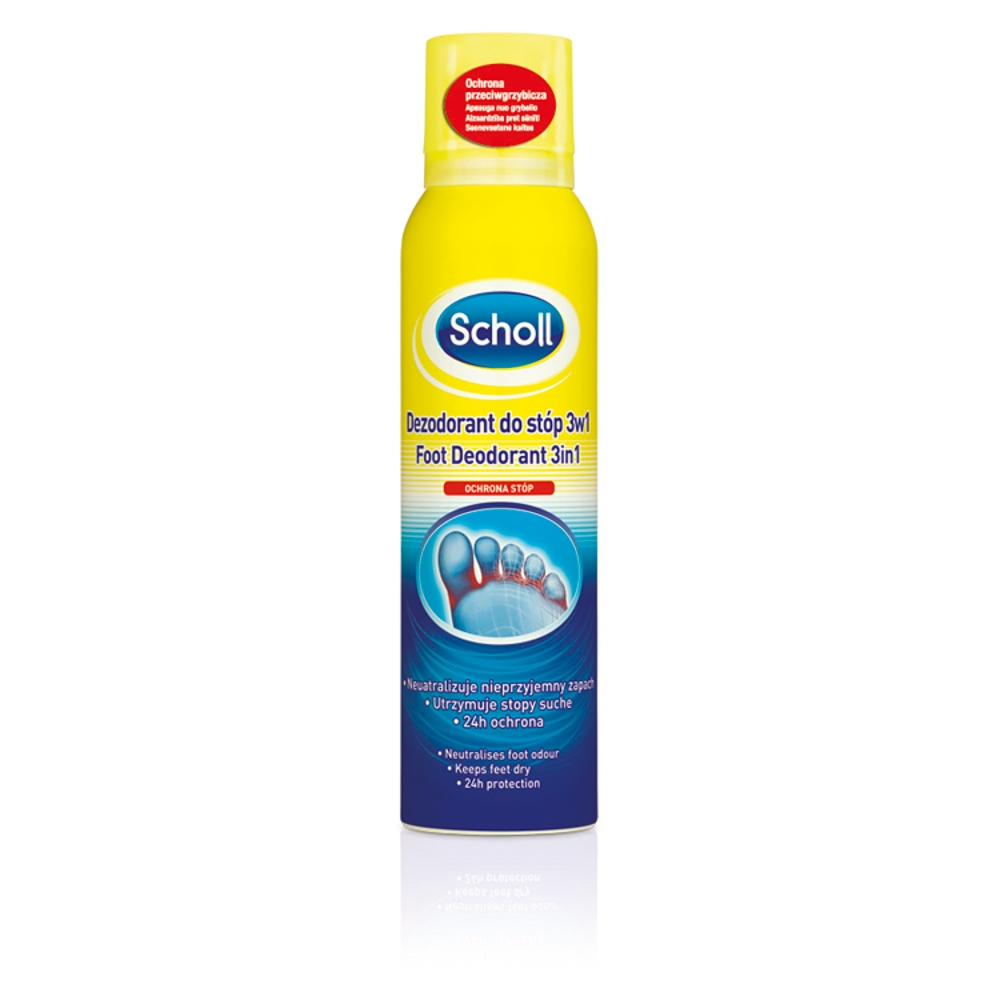 Scholl Fresh Step, Dezodorant do stóp 3w1 