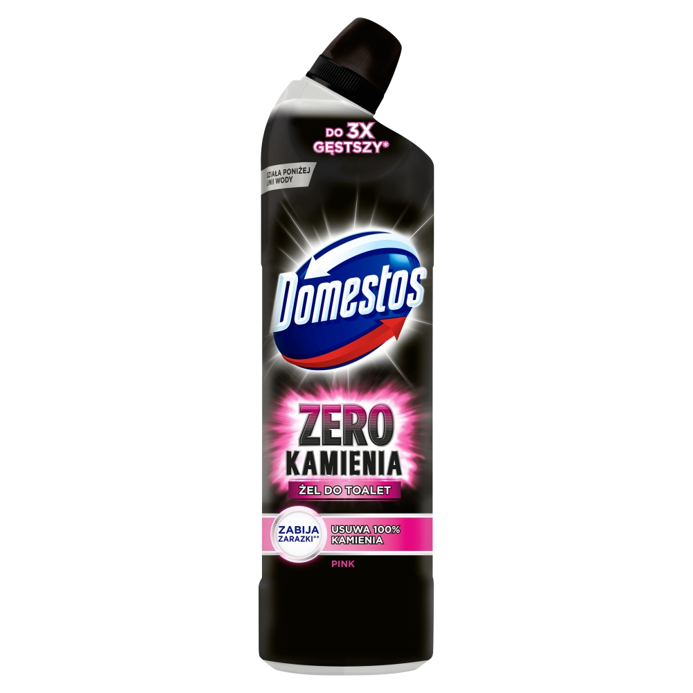 Domestos Zero Kamienia Żel do WC, Pink 750 ml
