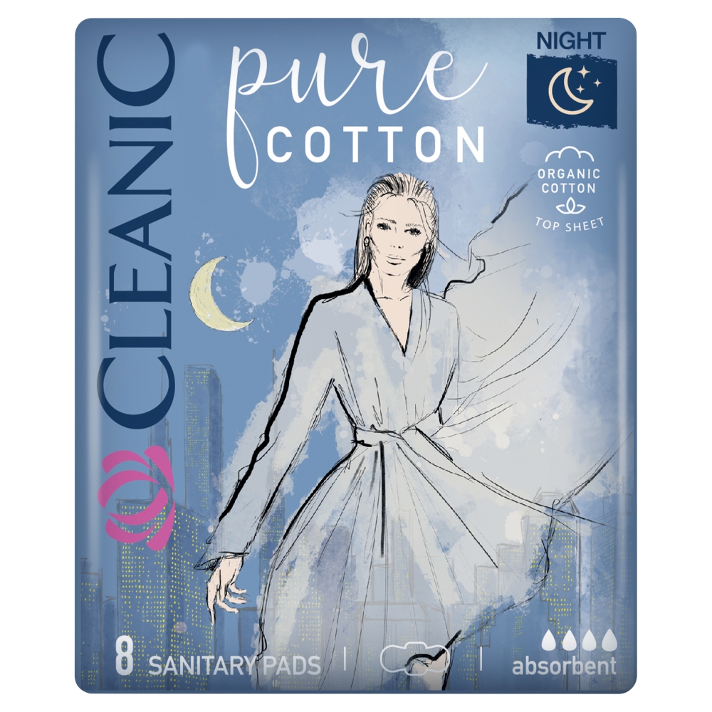 Cleanic Pure Cotton Night podpaski