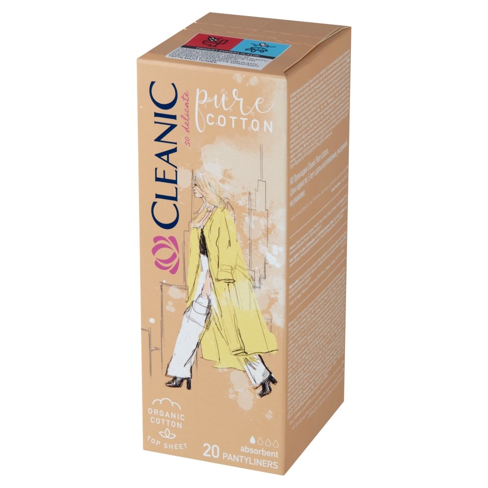 Cleanic Pure Cotton Wkładki Higieniczne