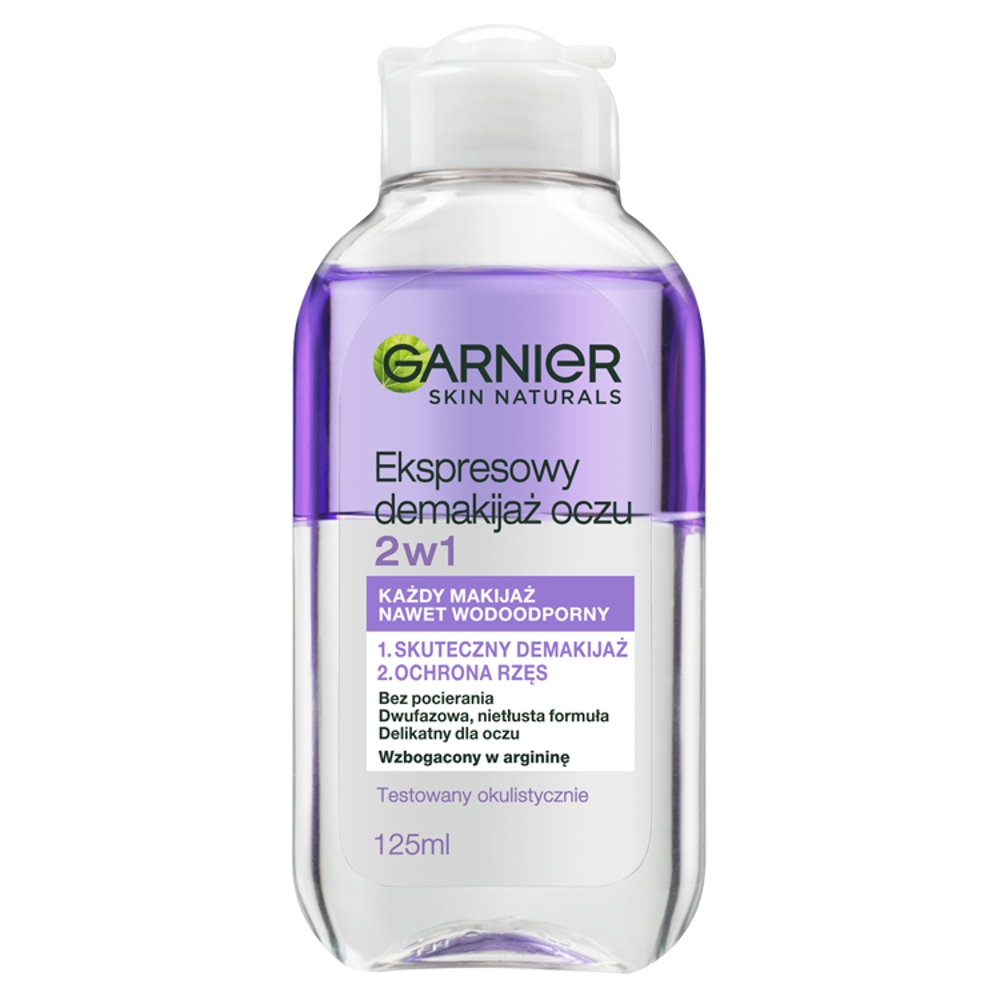 Garnier Skin Naturals Płyn do demakijażu oczu 2w1 Dwufazowy